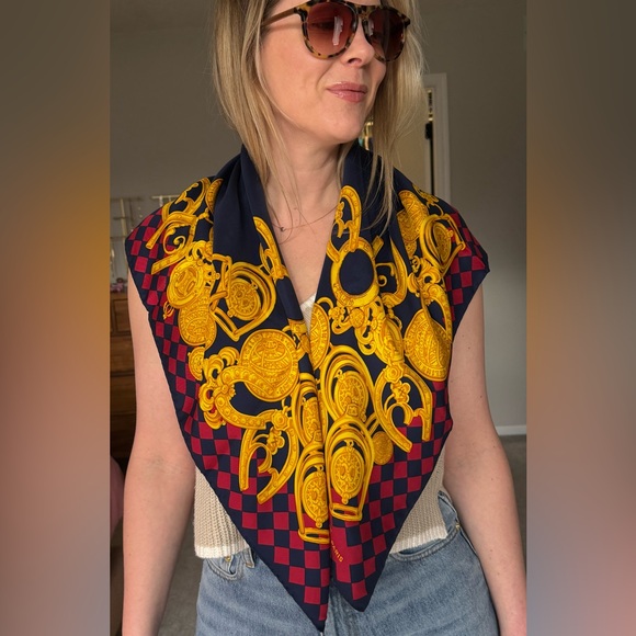 CELINE Silk Scarf - Picture 3 of 6